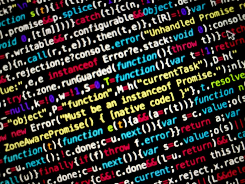 Code on screen representing ongoing website maintenance
